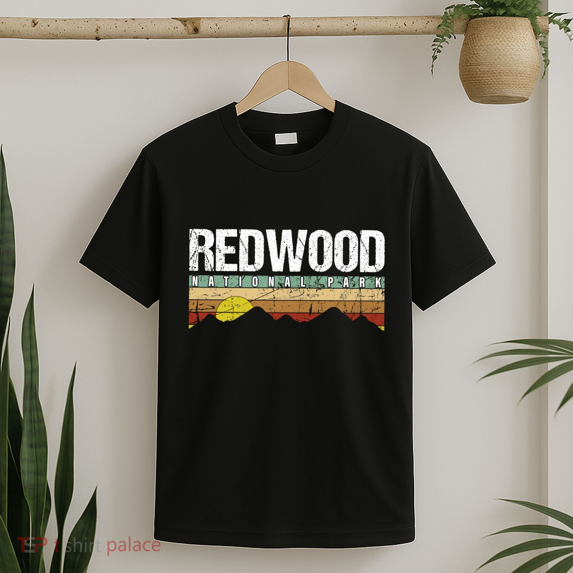 California Retro Vintage Redwood National Park T-Shirt