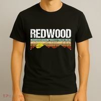 California Retro Vintage Redwood National Park T-Shirt thumb 3