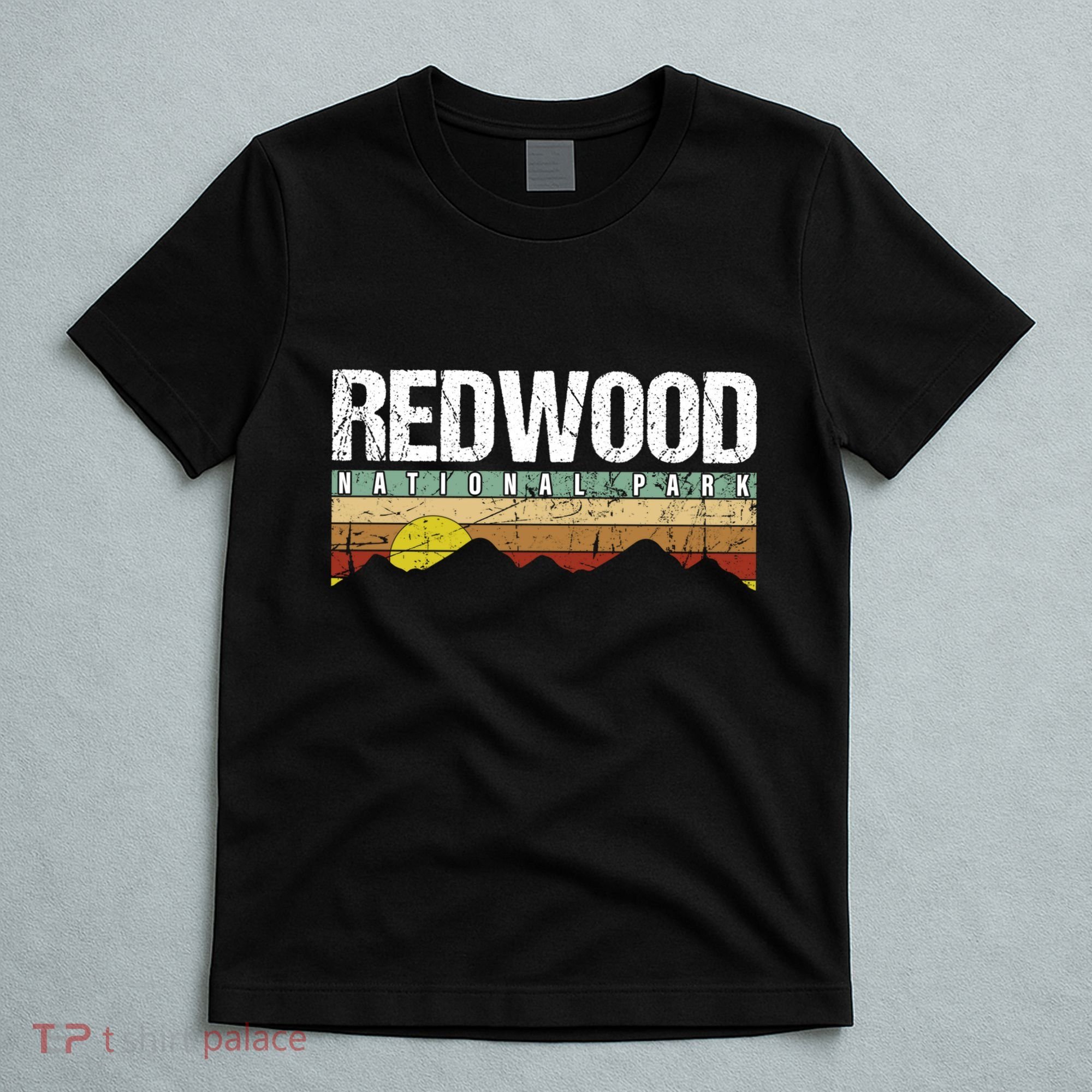 California Retro Vintage Redwood National Park T-Shirt