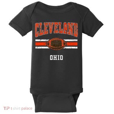 Cleveland Retro Vintage Classic Ohio Baby Bodysuit