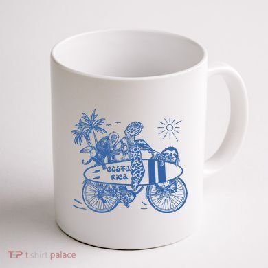 Costa Rica Vintage Coffee Mug back