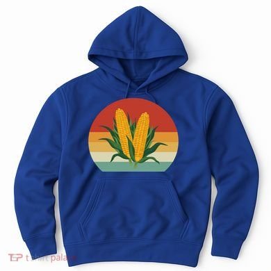 Corn Retro Vintage 70s 80s Style Gift Hoodie