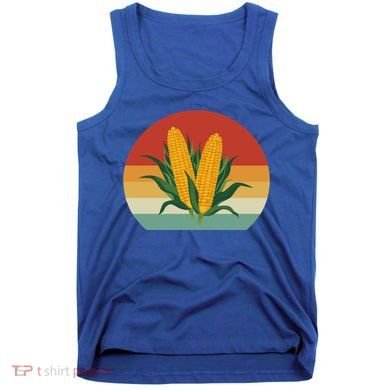Corn Retro Vintage 70s 80s Style Gift Tank Top