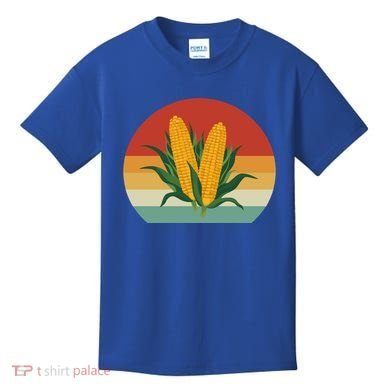 Corn Retro Vintage 70s 80s Style Gift Kids T-Shirt