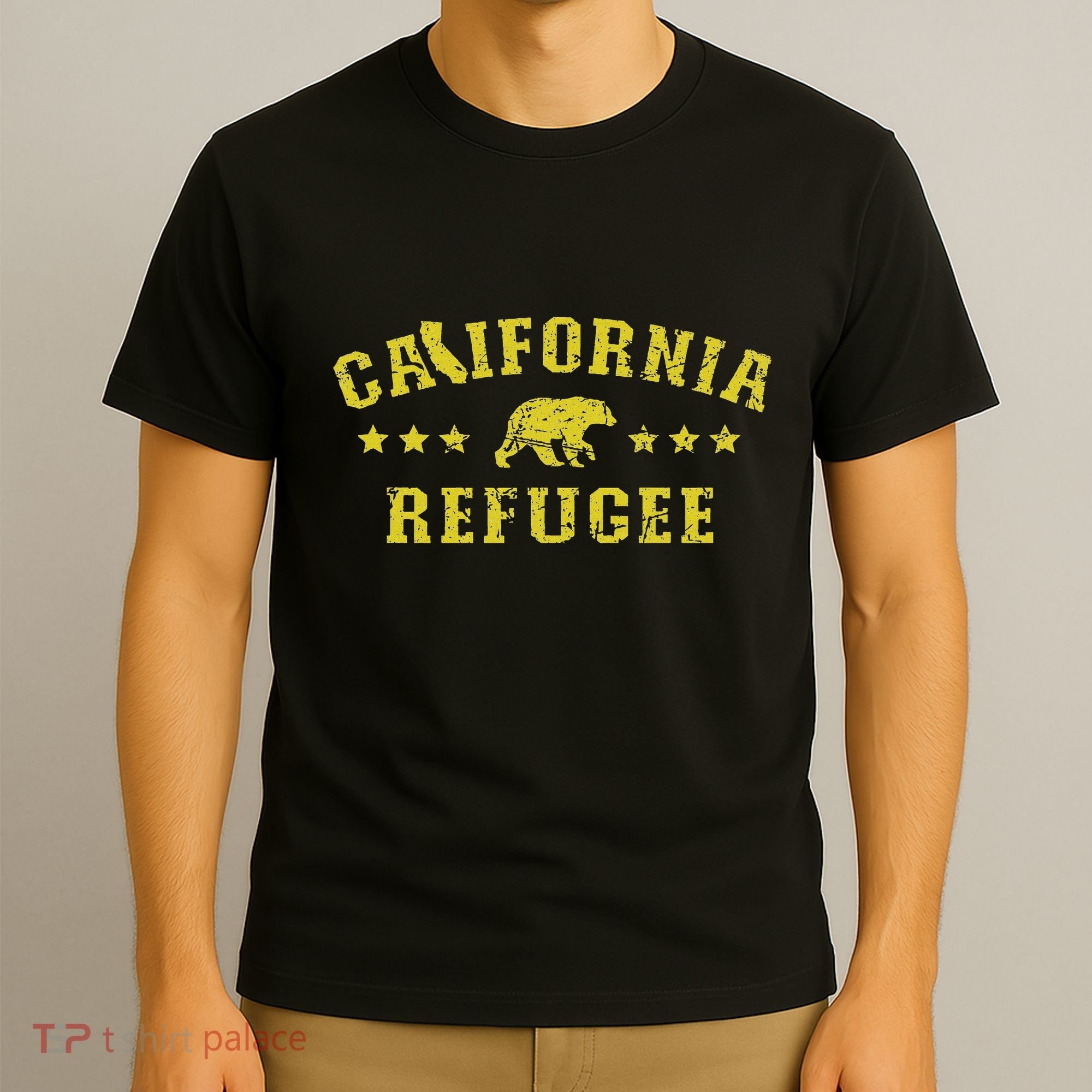 California Refugee Vintage Distressed Political Meme T-Shirt
