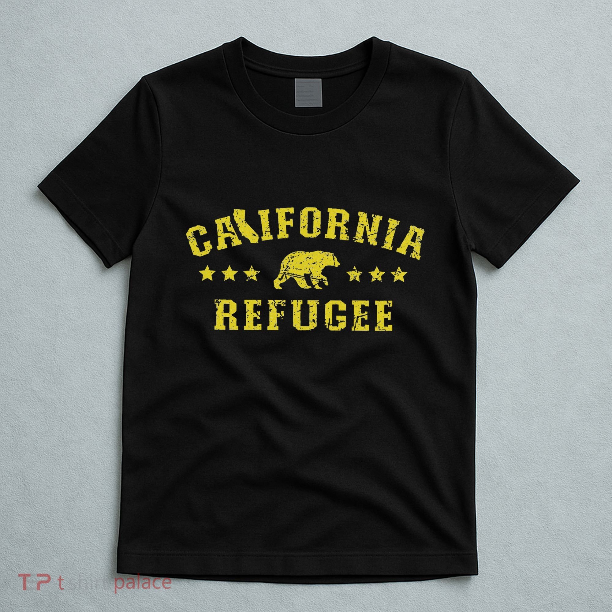 California Refugee Vintage Distressed Political Meme T-Shirt