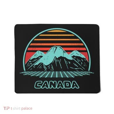 Canada Retro Vintage 80s Style Mousepad