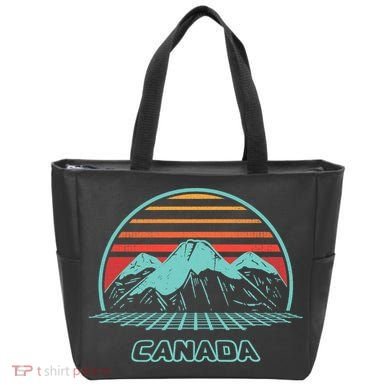 Canada Retro Vintage 80s Style Tote Bag
