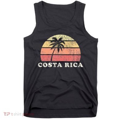 Costa Rica Vintage 70s Retro Throwback Design Tank Top