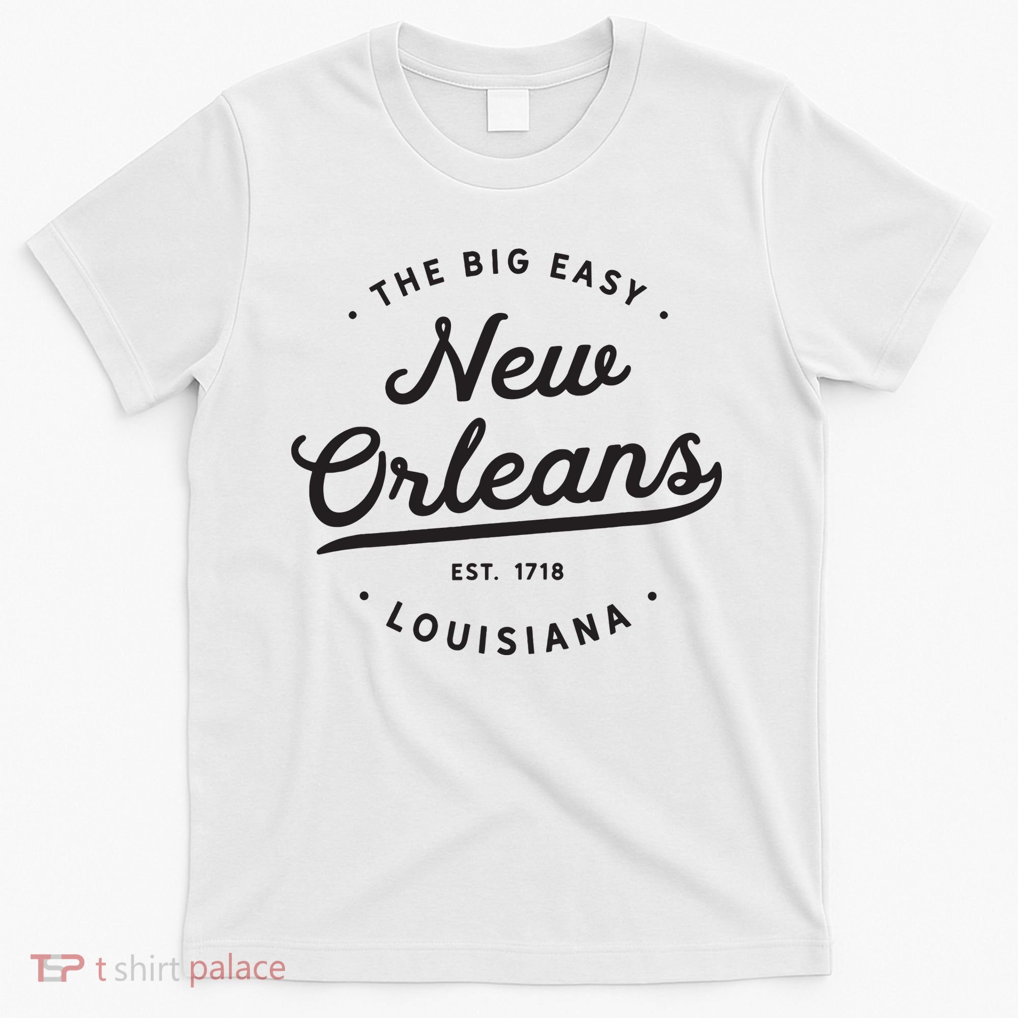Classic Retro Vintage New Orleans Louisiana Casual Big Easy T-Shirt