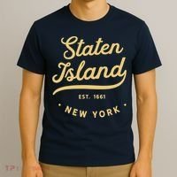 Classic Retro Vintage Staten Island, USA T-Shirt thumb 3