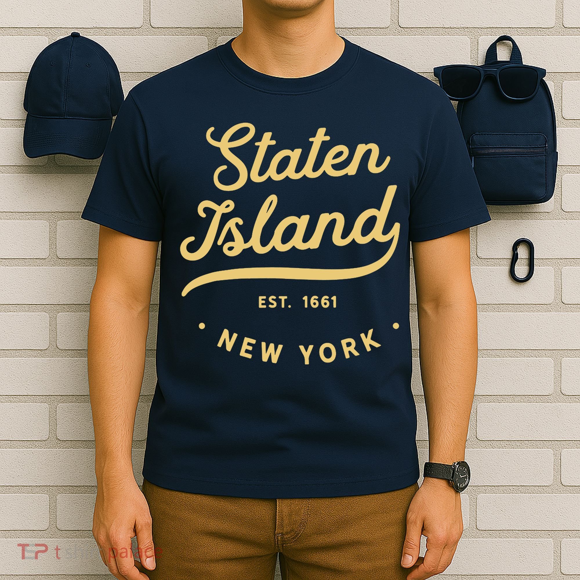 Classic Retro Vintage Staten Island, USA T-Shirt