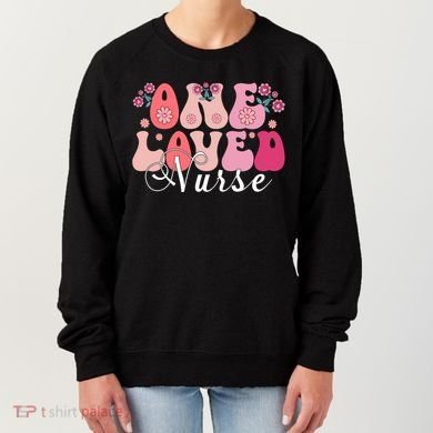 Cute Retro Valentine One Loved Nurse Women's Sweatshirt
