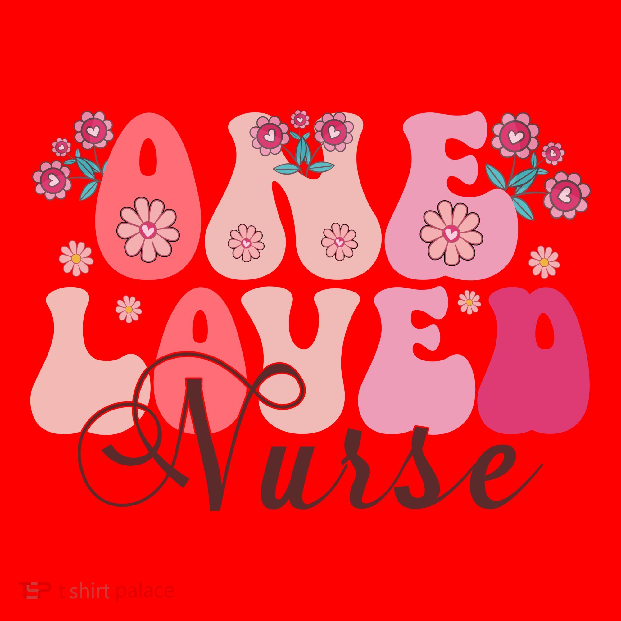 Cute Retro Valentine One Loved Nurse Santa Hat