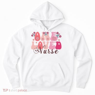 Cute Retro Valentine One Loved Nurse Hoodie