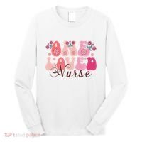 Cute Retro Valentine One Loved Nurse Long Sleeve Shirt thumb 0
