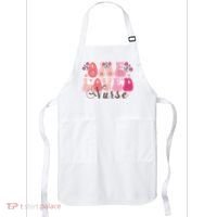 Cute Retro Valentine One Loved Nurse Apron thumb 0