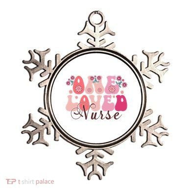 Cute Retro Valentine One Loved Nurse Ornament