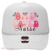 Cute Retro Valentine One Loved Nurse Hat thumb 0