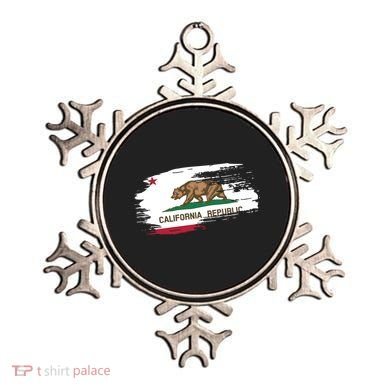 California Republic Vintage Torn Flag Ornament