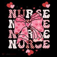 Cute Retro Valentines Day Nurse Heart Ribbon Coffee Mug thumb 5