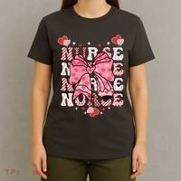 Cute Retro Valentines Day Nurse Heart Ribbon T-Shirt thumb 4