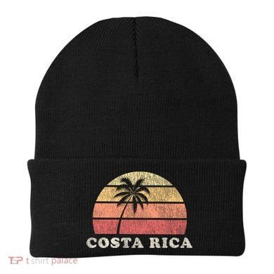 Costa Rica Vintage 70s Retro Throwback Design Beanie