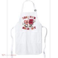 Cute Retro Valentine Read Your Heart Out Book Lover Reading Fan Apron thumb 0