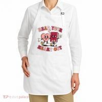 Cute Retro Valentine Read Your Heart Out Book Lover Reading Fan Apron thumb 2