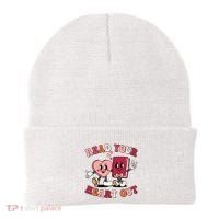 Cute Retro Valentine Read Your Heart Out Book Lover Reading Fan Beanie thumb 0