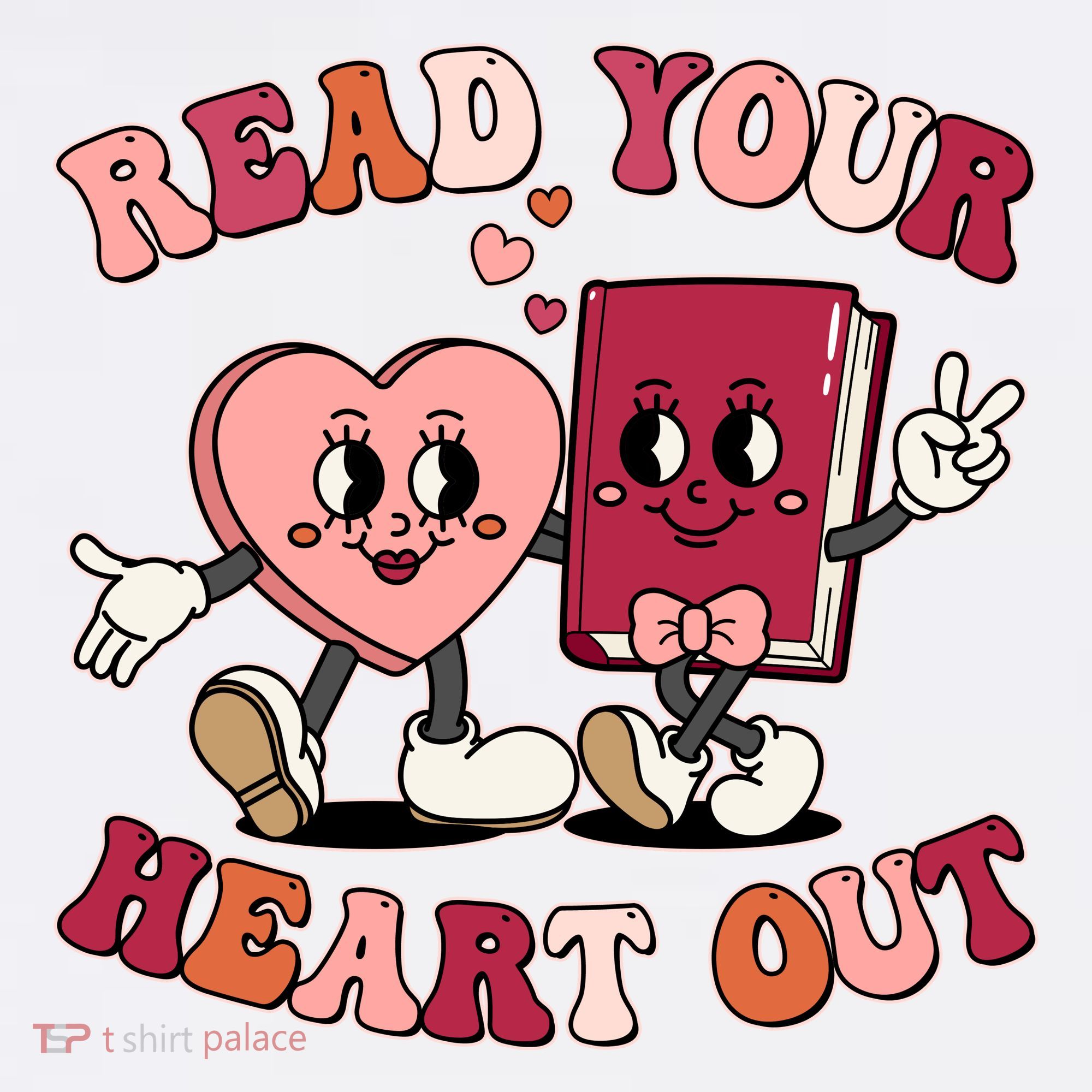 Cute Retro Valentine Read Your Heart Out Book Lover Reading Fan Women's Tank Top