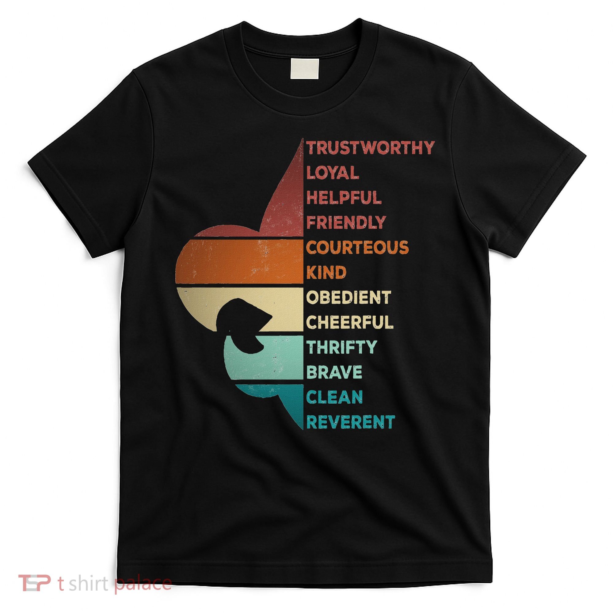 Cool Retro Vintage Style Scouting Law T-Shirt