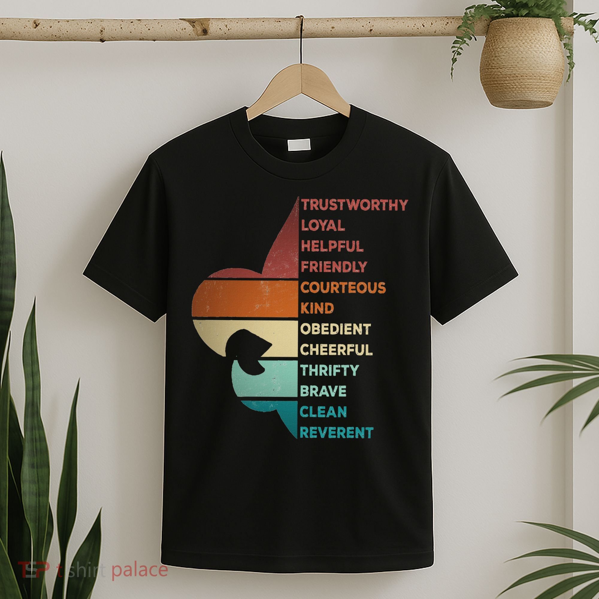 Cool Retro Vintage Style Scouting Law T-Shirt