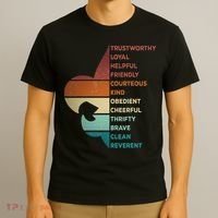 Cool Retro Vintage Style Scouting Law T-Shirt thumb 3