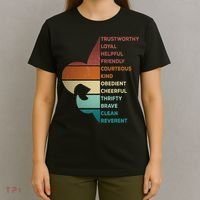Cool Retro Vintage Style Scouting Law T-Shirt thumb 4