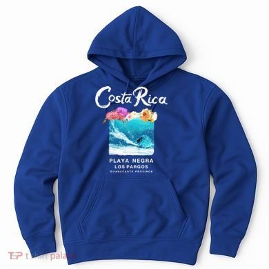 Costa Rica Vintage Surfing Gift Hoodie