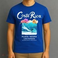 Costa Rica Vintage Surfing Gift T-Shirt thumb 3