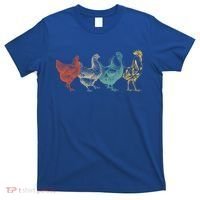 Chicken Retro Vintage Poultry Farmer Women Men Farm Lover Gift T-Shirt thumb 0