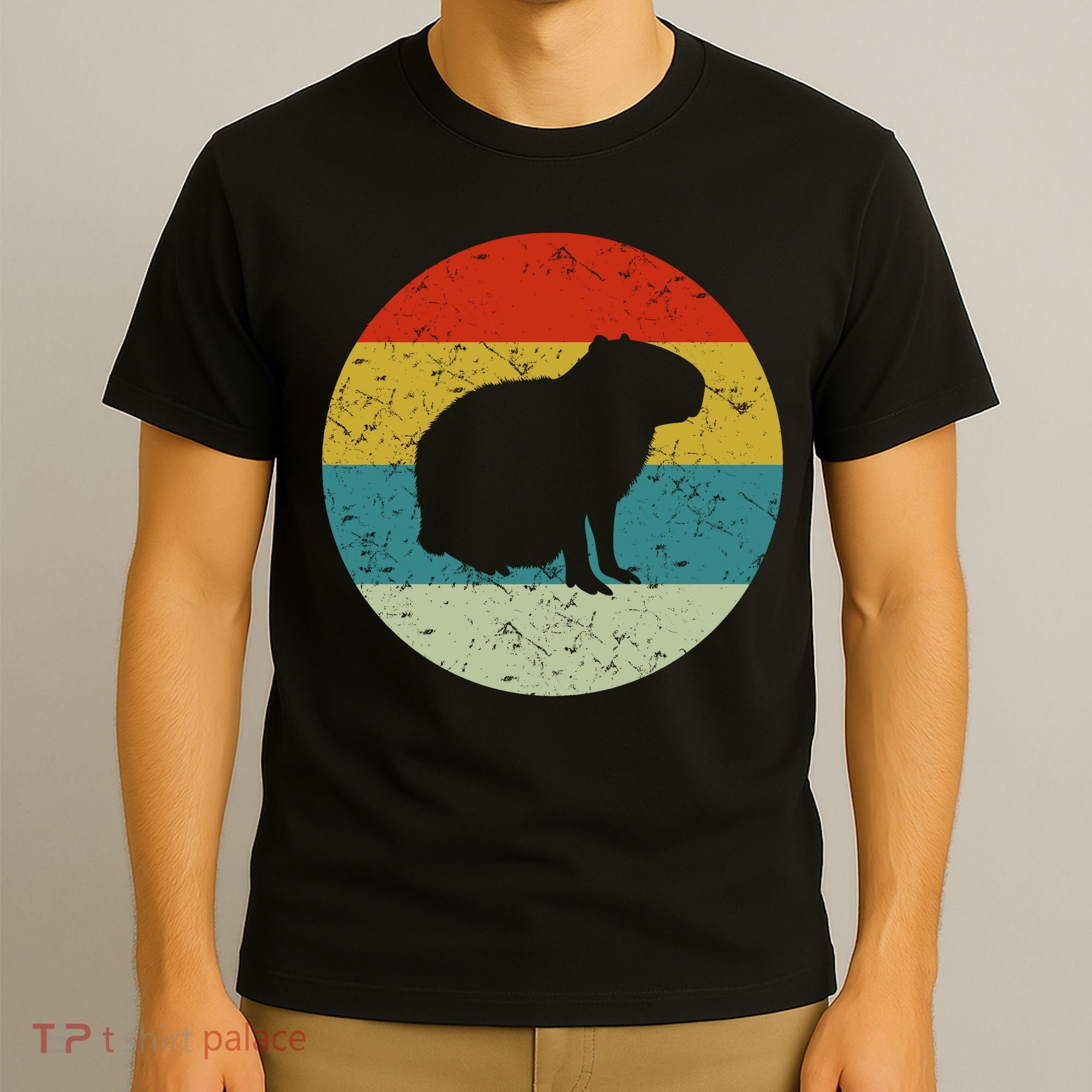 Capybara Retro Vintage T-Shirt