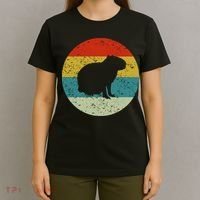 Capybara Retro Vintage T-Shirt thumb 4