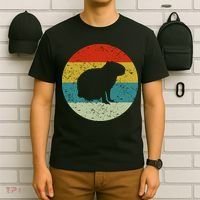 Capybara Retro Vintage T-Shirt thumb 6