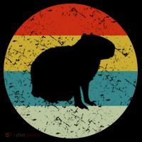 Capybara Retro Vintage T-Shirt thumb 7