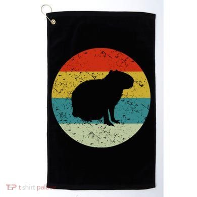 Capybara Retro Vintage Golf Towel