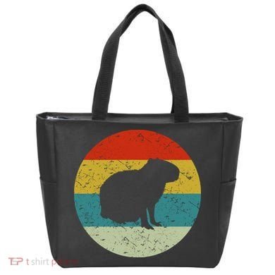 Capybara Retro Vintage Tote Bag