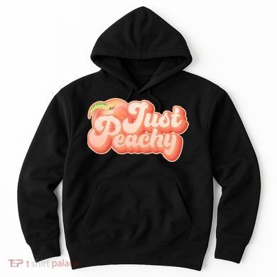 Cute Retro Vintage Just Peachy Hoodie