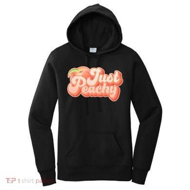 Cute Retro Vintage Just Peachy Women's Hoodie