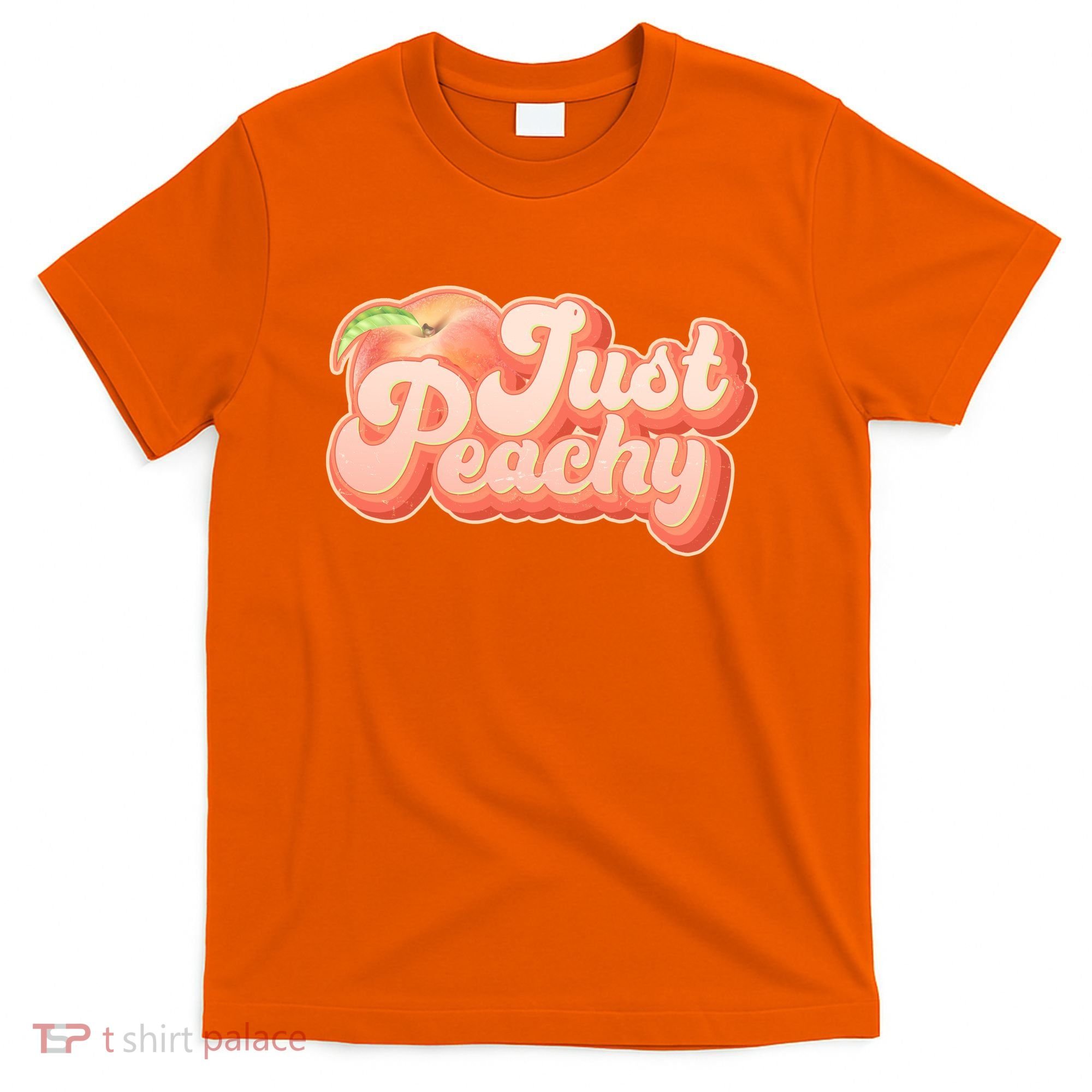 Cute Retro Vintage Just Peachy T-Shirt