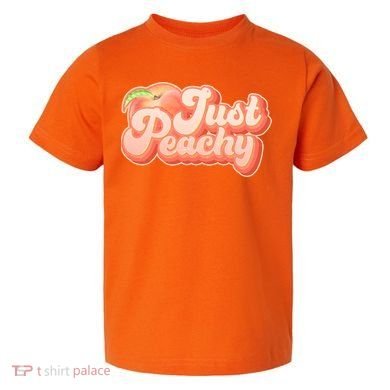 Cute Retro Vintage Just Peachy Toddler T-Shirt