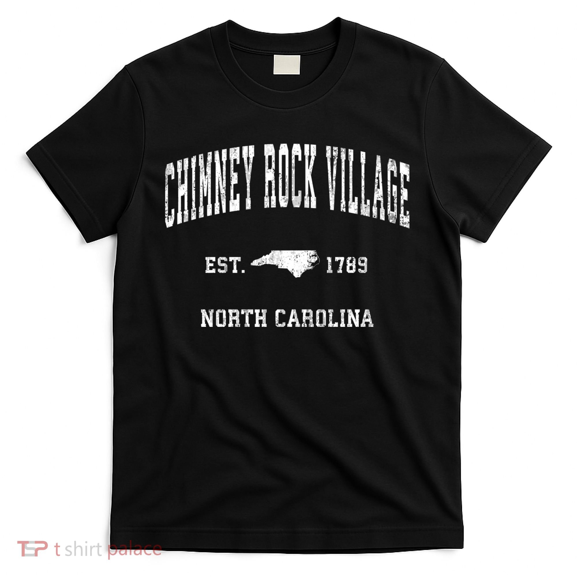 Chimney Rock Village North Carolina Nc Vintage Athletic T-Shirt