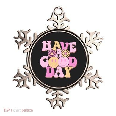 Cute Retro Vintage Hippy 60s Have A Good Day Ornament